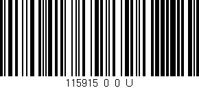 Código de barras (EAN, GTIN, SKU, ISBN): '115915_0_0_U'
