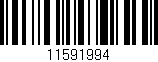 Código de barras (EAN, GTIN, SKU, ISBN): '11591994'