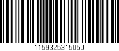 Código de barras (EAN, GTIN, SKU, ISBN): '1159325315050'