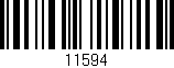 Código de barras (EAN, GTIN, SKU, ISBN): '11594'