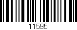 Código de barras (EAN, GTIN, SKU, ISBN): '11595'