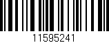 Código de barras (EAN, GTIN, SKU, ISBN): '11595241'