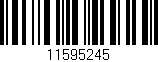 Código de barras (EAN, GTIN, SKU, ISBN): '11595245'