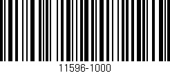 Código de barras (EAN, GTIN, SKU, ISBN): '11596-1000'
