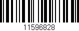 Código de barras (EAN, GTIN, SKU, ISBN): '11596828'