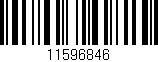 Código de barras (EAN, GTIN, SKU, ISBN): '11596846'