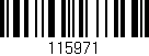 Código de barras (EAN, GTIN, SKU, ISBN): '115971'