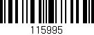 Código de barras (EAN, GTIN, SKU, ISBN): '115995'