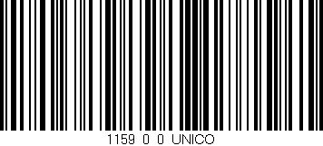 Código de barras (EAN, GTIN, SKU, ISBN): '1159_0_0_UNICO'