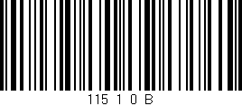 Código de barras (EAN, GTIN, SKU, ISBN): '115_1_0_B'