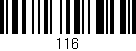 Código de barras (EAN, GTIN, SKU, ISBN): '116'