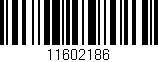 Código de barras (EAN, GTIN, SKU, ISBN): '11602186'