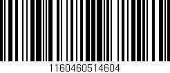 Código de barras (EAN, GTIN, SKU, ISBN): '1160460514604'