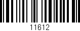 Código de barras (EAN, GTIN, SKU, ISBN): '11612'