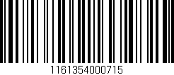 Código de barras (EAN, GTIN, SKU, ISBN): '1161354000715'