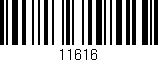 Código de barras (EAN, GTIN, SKU, ISBN): '11616'