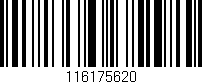 Código de barras (EAN, GTIN, SKU, ISBN): '116175620'