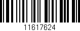 Código de barras (EAN, GTIN, SKU, ISBN): '11617624'