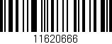 Código de barras (EAN, GTIN, SKU, ISBN): '11620666'