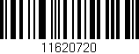 Código de barras (EAN, GTIN, SKU, ISBN): '11620720'