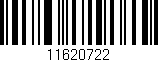 Código de barras (EAN, GTIN, SKU, ISBN): '11620722'