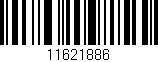Código de barras (EAN, GTIN, SKU, ISBN): '11621886'