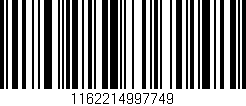 Código de barras (EAN, GTIN, SKU, ISBN): '1162214997749'
