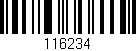 Código de barras (EAN, GTIN, SKU, ISBN): '116234'