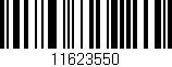Código de barras (EAN, GTIN, SKU, ISBN): '11623550'