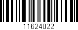 Código de barras (EAN, GTIN, SKU, ISBN): '11624022'