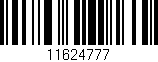 Código de barras (EAN, GTIN, SKU, ISBN): '11624777'