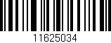 Código de barras (EAN, GTIN, SKU, ISBN): '11625034'