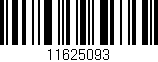 Código de barras (EAN, GTIN, SKU, ISBN): '11625093'