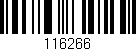 Código de barras (EAN, GTIN, SKU, ISBN): '116266'