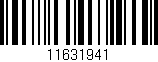 Código de barras (EAN, GTIN, SKU, ISBN): '11631941'