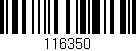Código de barras (EAN, GTIN, SKU, ISBN): '116350'