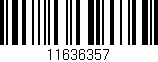 Código de barras (EAN, GTIN, SKU, ISBN): '11636357'