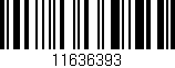 Código de barras (EAN, GTIN, SKU, ISBN): '11636393'