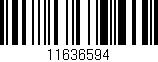 Código de barras (EAN, GTIN, SKU, ISBN): '11636594'
