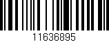 Código de barras (EAN, GTIN, SKU, ISBN): '11636895'