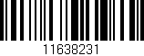 Código de barras (EAN, GTIN, SKU, ISBN): '11638231'