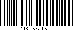 Código de barras (EAN, GTIN, SKU, ISBN): '1163957480598'