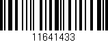 Código de barras (EAN, GTIN, SKU, ISBN): '11641433'