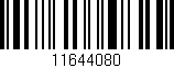 Código de barras (EAN, GTIN, SKU, ISBN): '11644080'