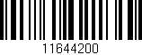Código de barras (EAN, GTIN, SKU, ISBN): '11644200'