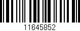 Código de barras (EAN, GTIN, SKU, ISBN): '11645852'