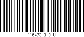 Código de barras (EAN, GTIN, SKU, ISBN): '116473_0_0_U'