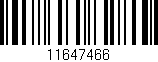 Código de barras (EAN, GTIN, SKU, ISBN): '11647466'