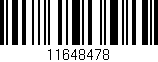 Código de barras (EAN, GTIN, SKU, ISBN): '11648478'