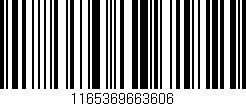 Código de barras (EAN, GTIN, SKU, ISBN): '1165369663606'